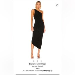 Norma Kamali Diana Dress in Black